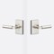 Sure-Loc Hardware Sure-Loc Hardware Levanto Privacy Rosette, Nickel, Smooth Grip in Nickel LV102 NI GRIP-SM NI - alternate 1